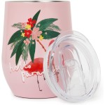 Legami Thermal Glass 325 Ml, Hot And Cold, O 9 Cm, In Double -Layer Stainless Steel And Plastic TUM0004 8054117628338