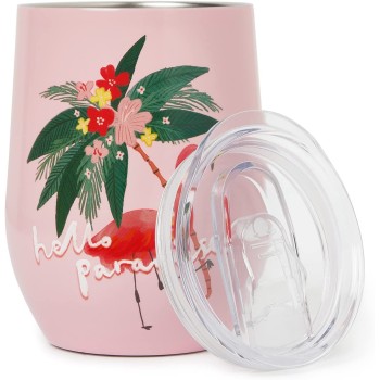 Legami Thermal Glass 325 Ml, Hot And Cold, O 9 Cm, In Double -Layer Stainless Steel And Plastic TUM0004 8054117628338