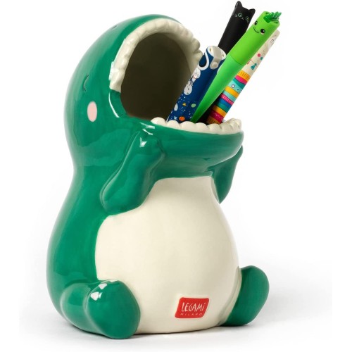 Legami Ceramic Carpels, Desk Friends, 12X9.7 Cm, Dino Theme, Desk, Hand Painted PHS0005 8054117620165