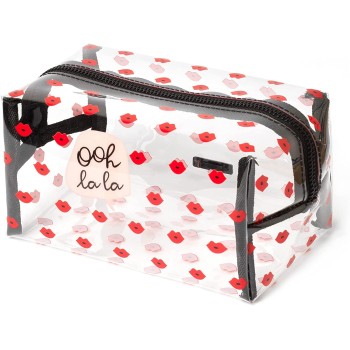 Legami Ties - Trucchi, Makeup Queen, 18X14 Cm, Metal And Tpus, Lips Theme, Large, Zip Closure BBT0003 8054117621865