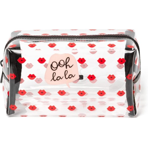 Legami Ties - Trucchi, Makeup Queen, 18X14 Cm, Metal And Tpus, Lips Theme, Large, Zip Closure BBT0003 8054117621865