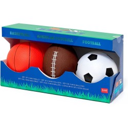 Legami Mini Balls Set Σετ 3 Μίνι Μπάλες, Σετ Μίνι Μπάλας, 12X3,7 Cm BS0002 8054320564997