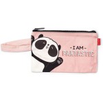 Legami Panda Παιδικό Πορτοφόλι με Φερμουάρ για Κορίτσι Ροζ 21,5X14 Cm COZ0006 8054117621834