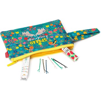 Legami Cotton Pouch - Elephant, Fabric Strap, 21.5X14 Cm COZ0004 8054117621810