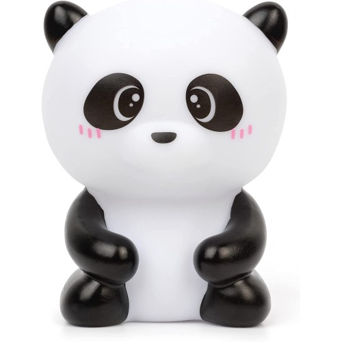 Legami Night Light For Children, 4 Colors, Batteries Included, 20 Hours Of Autonomy, 9X11.5 Cm, Panda Theme NIL0005 805361078219