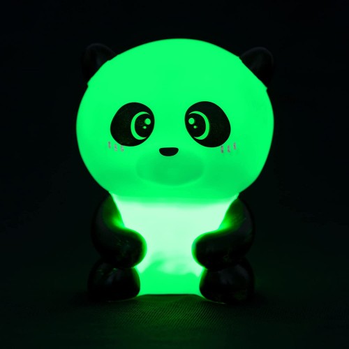 Legami Night Light For Children, 4 Colors, Batteries Included, 20 Hours Of Autonomy, 9X11.5 Cm, Panda Theme NIL0005 805361078219