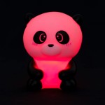 Legami Night Light For Children, 4 Colors, Batteries Included, 20 Hours Of Autonomy, 9X11.5 Cm, Panda Theme NIL0005 805361078219