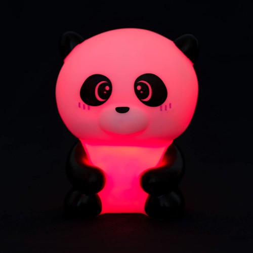 Legami Night Light For Children, 4 Colors, Batteries Included, 20 Hours Of Autonomy, 9X11.5 Cm, Panda Theme NIL0005 805361078219