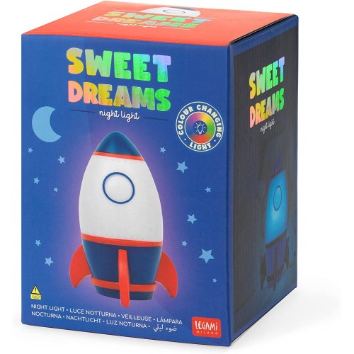 Legami Sweet Dreams Night Light Space Νυχτερινό Φως Για Παιδιά, 4 Χρώματα, 20 Ώρες Αυτονομίας NIL0003 8053610782172