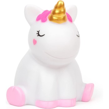 Legami Night Light For Children, 4 Colors, Batteries Included, 20 Hours Of Autonomy, 10.4X11.5 Cm, Unicorn Theme NIL0001 8053610