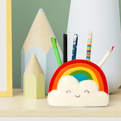 Legami Desk Friends Rainbow Κεραμική Βιβλιοθήκη 13 X 7 Cm, Θέμα Ουράνιου Τόξου, Ζωγραφισμένο Με Το Χέρι PHS0006 8054117620172
