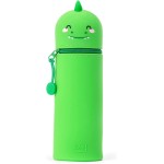 Legami Case 2 In 1 In Soft Silicone, Kawaii, Table Carpene, Zipper Closure, O 6.3 Cm, Dino Theme KA0006 8053610781809