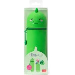 Legami Case 2 In 1 In Soft Silicone, Kawaii, Table Carpene, Zipper Closure, O 6.3 Cm, Dino Theme KA0006 8053610781809