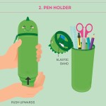 Legami Case 2 In 1 In Soft Silicone, Kawaii, Table Carpene, Zipper Closure, O 6.3 Cm, Dino Theme KA0006 8053610781809