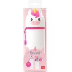 Legami Case 2 In 1 In Soft Silicone, Kawaii, Table Carpene, Zipper Closure, 6.3 Cm, Unicorn Theme KA0005 8053610781793