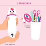 Legami Kawaii 2-In-1 Soft Silicone Κασετίνα Σιλικόνης Unicorn Κλείσιμο Φερμουάρ 6,3 Cm, Μονόκερος Θέμα KA0005 8053610781793