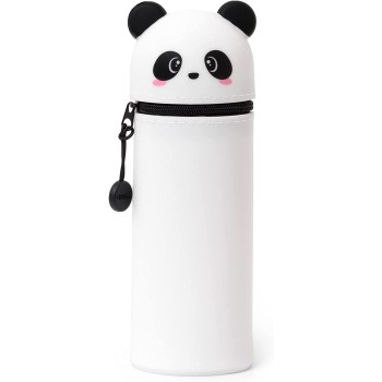 Legami Kawaii Bonds Case 2 Σε 1 Μαλακή Μολυβοθήκη Σιλικόνης, Panda Άσπρη KA0001 8054117620264