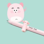 Legami Στυλό Gel 0.7mm με Ροζ Mελάνι Piggy Γουρουνάκι  EP0008 8052461965857