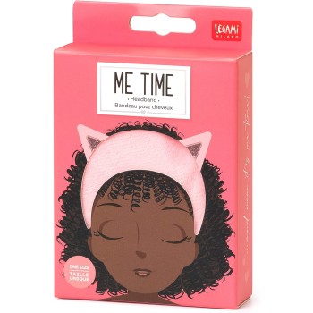Legami Hair Band, Me Time, In Polyester, Kitty Theme, Collect Your Hair To Make Up, Make Up BAN0003 8054117627881