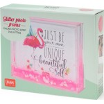 Legami Glitter Photo Frame Small - Flamingo Κορνίζα Πλαστική Liquid Glitter GPF0002 8059174834838