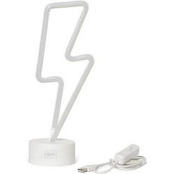 Legami Neon Effect LED Lamp, Its A Sign, H 31 Cm, Flash Theme, Double Power Supply, USB Cable Included Or Batteries LL0004 80543