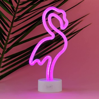 Legami It S A Sign Neon Effect Led Lamp Flamingo Διακοσμητικό Φωτιστικό Φλαμίνγκο Neon Μπαταρίας σε Ροζ Χρώμα LL0002 80543205699