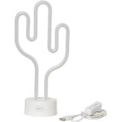 Legami Neon Effect LED Lamp, Its A Sign, H 23 Cm, Cactus Theme, Double Power Supply, USB Cable Included Or Batteries LL0001 8054