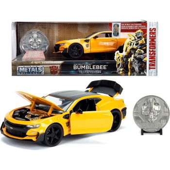 Jada Toys Transformers Bumblebee 1 24 Chevy Camaro Yellow 253115002 4006333065477