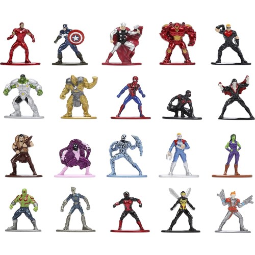 Jada Toys Marvel 20-Pack Nanofigs, Wave 6 253225018 4006333075896