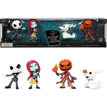 Jada Toys Nightmare Before Christmas - Set Of 4 Metal Figurines 7 Cm Disney Coll 253075004 4006333079740
