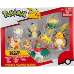 Jazwares Pokemon Battle Figure 8 Pack - Features 2-Inch Pikachu, Eevee, Appletun, Gr JW002542-D 191726426004