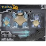 Jazwares Pokemon φιγούρες εξέλιξης 3 τεμ. (Squirtle, Wartortle, Blastoise) JW002773 191726434382
