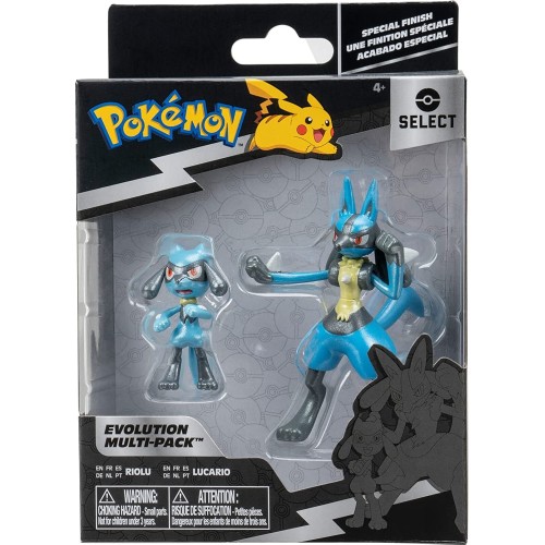 Jazwares Pokemon Select (Riolu, Lucario) JW002776 191726434412