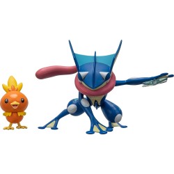 Jazwares Pokemon Battle Figure 2 Pack φιγούρες 2 τεμ (11cm και 5cm) 4.5-Inch Greninja And 2-Inch Torchich JW002905 191726469735