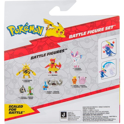 Jazwares Pokemon Battle Figure 2 Pack Features 4.5-Inch Greninja And 2-Inch Torchich JW002905 191726469735