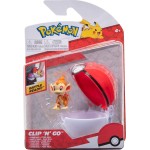 Jazwares Pokemon - Poke Ball Clip N Go Chimchar with Poke ball JW095057 191726424659