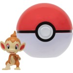 Jazwares Pokemon - Poke Ball Clip N Go Chimchar with Poke ball JW095057 191726424659