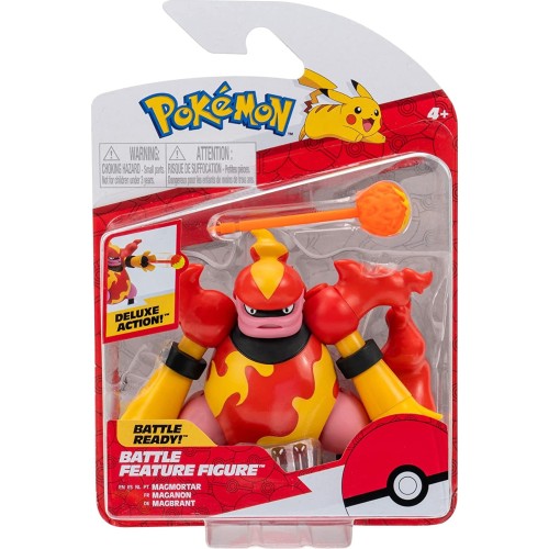 Jazwares Pokemon φιγούρα 11cm  Magmortar Battle Figure with Fireball Cannon JW095135 191726382188