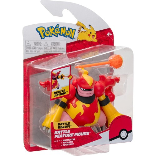 Jazwares Pokemon φιγούρα 11cm  Magmortar Battle Figure with Fireball Cannon JW095135 191726382188