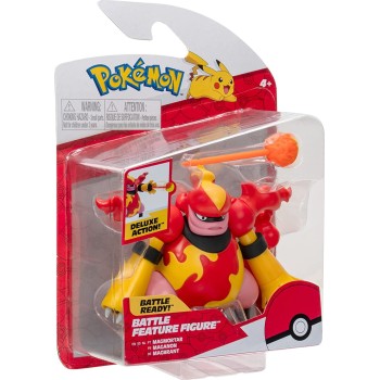 Jazwares Magmortar Battle Figure with Fireball Cannon Pokemon JW095135 191726382188