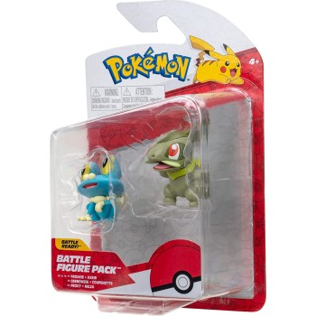 Jazwares Pokemon φιγούρες 2 τεμ Froakie and Axew JW095007 191726424536