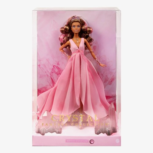 Mattel Barbie Crystal Fantasy Collection Rose Quartz Doll HCB95 194735006557