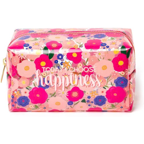 Legami Makeup Queen, 18X14 Cm, Metal And TPU Sluts, Flowers Theme, Large, Zip Closure BBT0002 8054117621858