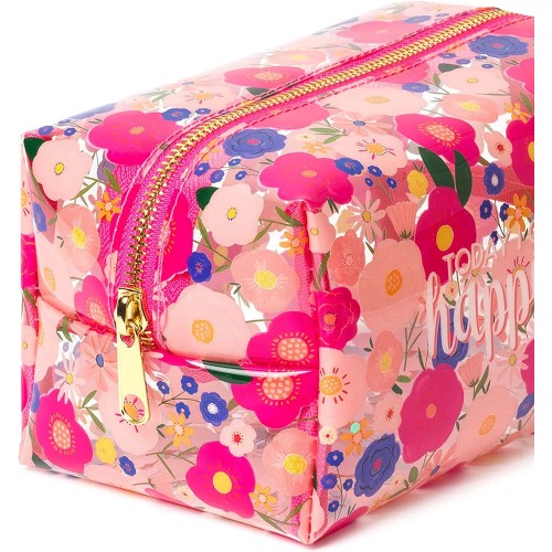 Legami Makeup Queen, 18X14 Cm, Metal And TPU Sluts, Flowers Theme, Large, Zip Closure BBT0002 8054117621858