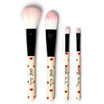 Legami set of 4 Makeup Brushes, Oh My Glow!lips Theme, Includes Powder Brush, Foundation Brush MUBS0003 8054117621681