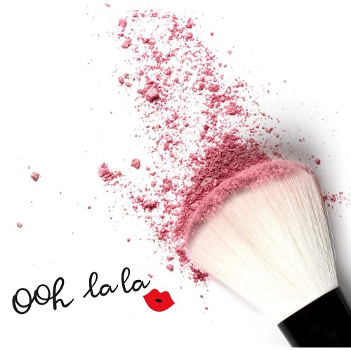 Legami set of 4 Makeup Brushes, Oh My Glow!lips Theme, Includes Powder Brush, Foundation Brush MUBS0003 8054117621681