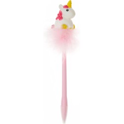 Legami Bonds - Luminous Unicorn Pen, Writing Is Magic, 20 cm, Ballpoint Pen, Blue Ink, tip 0.7 mm, the Unicorn Lights up  UP0001