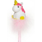 Legami Bonds - Luminous Unicorn Pen, Writing Is Magic, 20 cm, Ballpoint Pen, Blue Ink, tip 0.7 mm, the Unicorn Lights up  UP0001