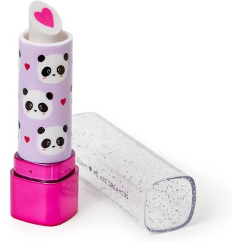 Legami Rubber Xoxo, Lipstick, Fragrant Rubber, 2 cm Diameter, Panda Theme, Lipstick -shaped Rubber LIP0001 8058093948749