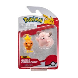 Jazwares Pokemon Battle Feature Clefairy and Torchic JW095007 191726424499